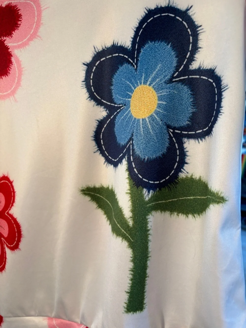 NWT Emery Rose floral print sweatshirt, often marketed as a mid-mod or bohemian - Picture 4 of 11